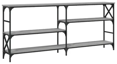 Obrázek produktu pro vidaXL Konzolový stolek Grey Sonoma 180x29x76,5 cm Dřevěné konstrukce