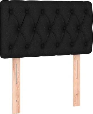 Produktbild von Kopfteil Schwarz 80x7x78/88 cm Stoff