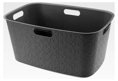 Produktbild von Wäschekorb Softex, 45 l, Grau, Modern