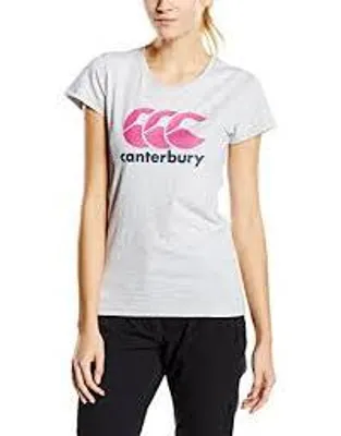 Immagine prodotto di Maglietta Canterbury CCC Logo grigio chiaro marna XS cotone unisex