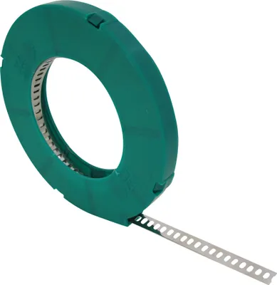Productafbeelding van Walraven Lochband IKS-2000 V4A 1.4404, 13x0,4mm, rol van 20 meter, voor bevestiging van borden