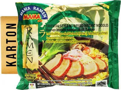 Produktbild von Mama Ramen Nudelsuppe mit Enten Geschmack 30x60g
