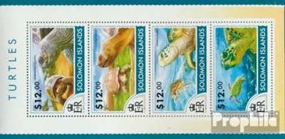 Produktbild von Briefmarken Salomoninseln 2015 Mi 3117-3120 Kleinbogen (kompl. Ausg.) postfrisch Schildkröten