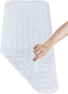Obrázek produktu pro Bezpečná a pohodlná protiskluzová koupelnová rohožka Unyqoos® s přísavkami a odtokem vody