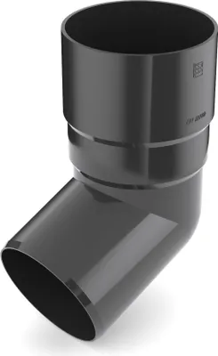 Produktbild von Plastové koleno BRYZA 67° Ø 63 mm, antracitová farba RAL 7021