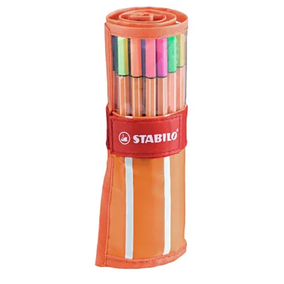 Produktbild von Fineliner - STABILO point 88 - 30er Rollerset - mit 30 verschiedenen Farben