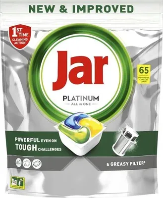 Zdjęcie produktu dla Tabletki do zmywarki Słoik - platynowe, 65 szt