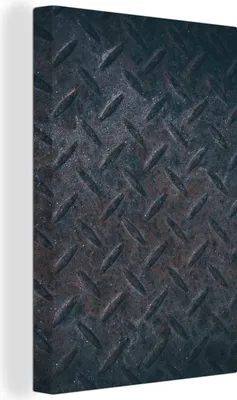 Produktbild von OneMillionCanvasses® - Leinwandbilder - 90x140 cm, Eisen - Vintage - Rost, Wandbilder Kunstdruck Wanddekoration - Foto auf Leinwand - Gemälde auf Holzrahmen - Wandschmucke - Schlafzimmer