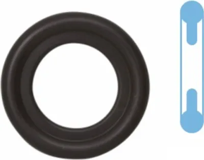 Produktbild von 2x CORTECO Dichtring Ölablaßschraube Dichtring 026758S für FORD Fiesta Mk6 Schrägheck (JA8, JR8) 3mm NBR (Nitril-Butadien-Kautschuk) 13mm 23mm