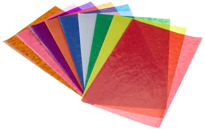 Obrázok produktu pre Obkresľovací papier 233 M/10 30x18cm 10 listov rôznych farieb balenie 10 ks
