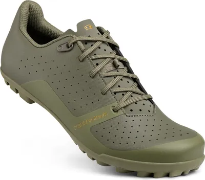 Produktbild von Crankbrothers Candy Gravel Schuh, XC Lace, dark green/dark green/ochre green, 45 (EU) | 11.5 (US)