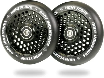 Image de Roues de trottinette Stunt Root Honeycore 2-pièces -noir