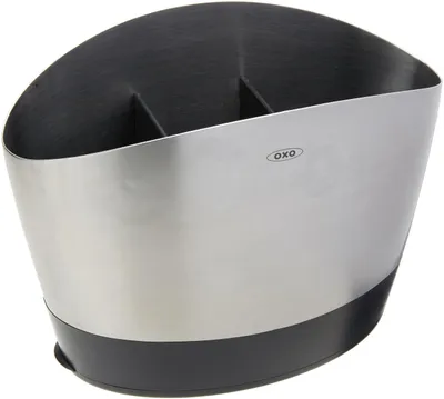 Produktbild von OXO Good Grips Utensilienhalter aus gebürstetem Edelstahl