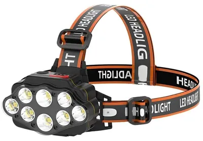 Zdjęcie produktu dla Genetic 2421 Latarka czołowa 6 LED CREE XM-L T6, 2 COB, 5800 mAh