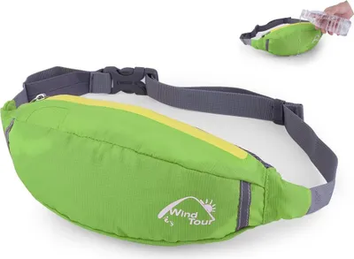 Produktbild von Bauchtasche, Gürteltasche, Hüfttasche für Damen und Herren, Sporttaschen, Freizeittaschen, Wandertaschen, wasserdicht und leicht