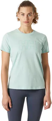 Produktbild von Helly Hansen Tech Logo Kurzarm-t-shirt Grün M Frau Grün M