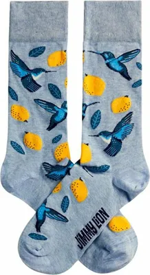 Obrázok produktu pre Ponožky Jimmy Lion Birds Lemons Light blue 41-46