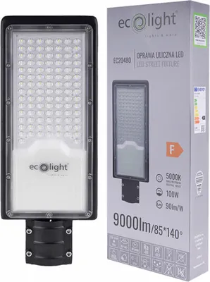 Obrázok produktu pre Pouličné svietidlo 100W 9000lm 5000K Ecolight EC20480