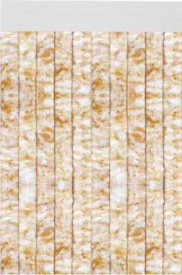 Zdjęcie produktu dla Puszysta zasłona 80x185 cm w cętkowanym beżu - biała, wiele kolorów