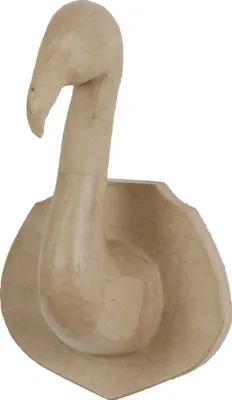Produktbild von Décopatch Kleines Pappmaché, braun, Flamingo Trophäe 27cm - Kartonbraun SA187C