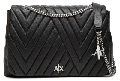 Immagine prodotto di Borsa a tracolla Armani Exchange da donna, trapuntata, colore nero, codice prodotto: 9429722F74500020