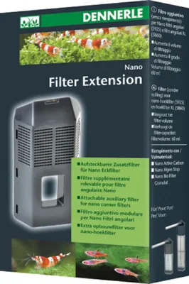 Image de Dennerle Filter Extension 40/60 - Filtre supplémentaire emboîtable pour Corner Filter 40 et Corner Filter 60