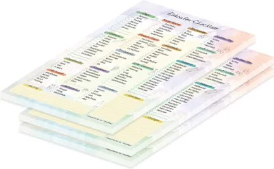 Produktbild von PRICARO Einkaufsliste "System", Checkliste, A5, 3 Stück