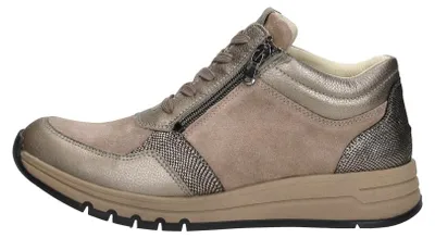 Image de Waldläufer H-April Veterschoenen Hoog - Taupe - Maat 40