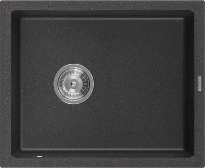 Produktbild von Mexen Pedro 1-Becken-Granit-Spüle 560 x 460 mm, Schwarz gesprenkelt - 6508561000-76