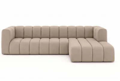 Produktbild von Kaiser Möbel Ecksofa L-Form GRAND 318 cm, stoff Salvador, Beige, Rechts