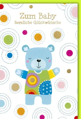 Produktbild von Geburt – Baby – Freudiges Ereignis - Karte mit Umschlag