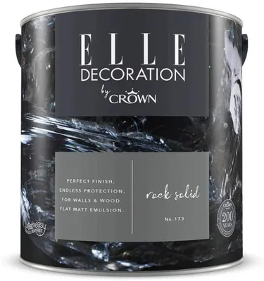 Produktbild von ELLE Decoration by Crown Premium Wandfarbe  Matt Rock Solid No.173  2,500L