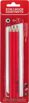 Image de Crayon Koh-i-noor No.1 graphite 3 pcs