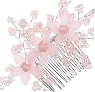Produktbild von Strassbesetzte Haarkämme für Braut Kristall-haaraccessoires Braut-haarkamm Dekorative Haarschmuck Vintage-haaraccessoires für Hochzeit