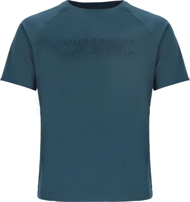 Produktbild von Baumfuchs Herren Funktions-T-Shirt mit Brustprint - Funktionsshirt Kurzarm-Shirt mit UV-Schutz in Petrol Größe 5XL