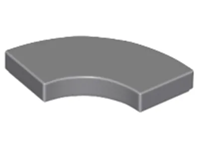 Image de Lego® 2x2 carreaux coin rond 27925 - 1 pièce gris bleuâtre foncé