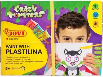 Image de JOVI Crazy Monsters set - peinture à la pâte à modeler