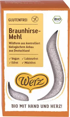 Produktbild von naturkorn mühle Werz - Braunhirse-Mehl glutenfrei - 500g