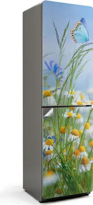 Produktbild von Romantisches Abendessen am Wasser – Kühlschrank Aufkleber – Klebefolie Kühlschrank – Kühlschrank Dekor – Kühlschrankfolie selbstklebend – Küchen Dekoration – 60x205 cm