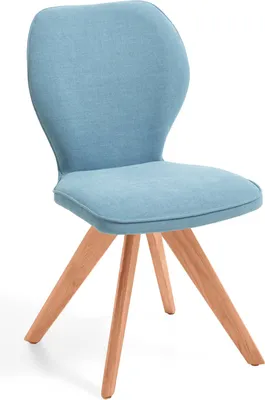 Produktbild von Niehoff Sitzmöbel Colorado Trend-Line Design-Stuhl Gestell Kernbuche - Webstoff