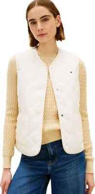 Produktbild von Tommy Hilfiger Damen Lw Padded Reg Steppweste Ww0Ww47289, Beige, S