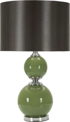 Zdjęcie produktu dla o Ferretti Lampa Stołowa Eva Zwei Zielono-Czarna Ø38x65 cm