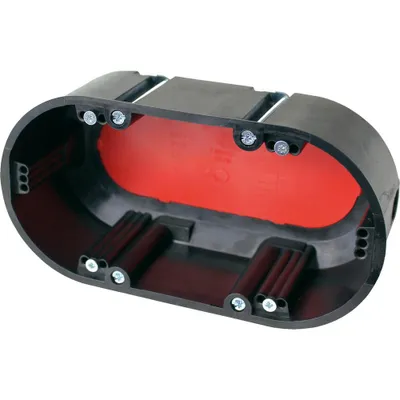 Obrázek produktu pro F-Tronic krabice do dutých stěn, Ø 74 mm, hloubka 44 mm, dvojitá, protipožární krabice, 6 kusů
