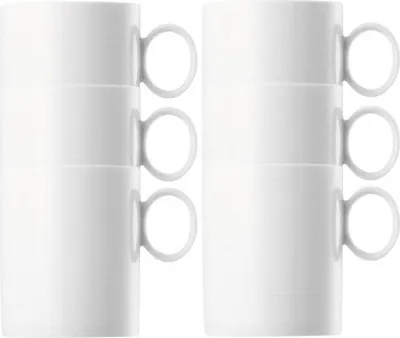 Produktbild von Thomas Loft Weiss Becher mit Henkel 0,38 l Set6