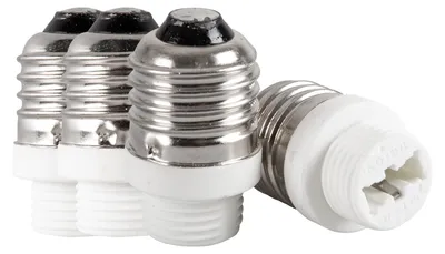 Produktbild von 4x lampenfassung Adapter Konverter E27 Fassung auf G9 Sockel Lampenadapter