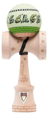 Immagine prodotto di Kendama Scags Mod in cromo, verde magnolia.