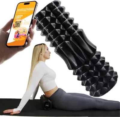 Obrázek produktu pro Roller váleček pro rehabilitační masáž fitness crossfit + ebook, s hroty