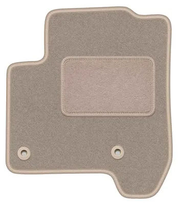 Produktbild von Fahrermatte Velours für Citroen C3 Picasso 2008-2017 (Minvan) – 1-tlg, Beige, passgenau – Wielganizator LUX
