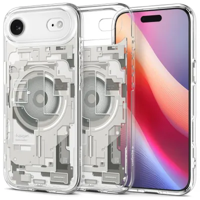 Produktbild von Spigen Ultra Hybrid Zero One (MagFit), Cover, Apple, iPhone 17 Air, 16,5 cm (6.5"), Titan, Transparent