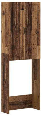Image de vidaXL Armoire de toilette UTRECHT, bois vieilli, 66 x 25,5 x 190 cm
